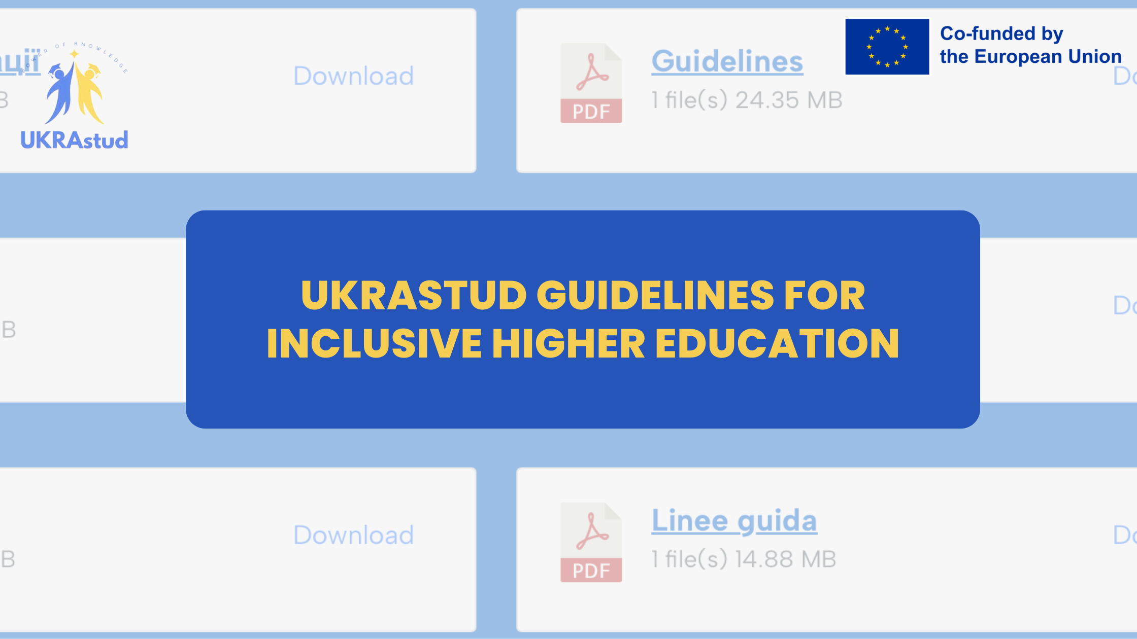 News on the development of protocols and guidelines